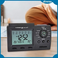 [Direrxa] Azan Prayer Alarm Table Clock Mosque Date Temperature Ramadan Digital Clock for Bedroom Home Office Desktop