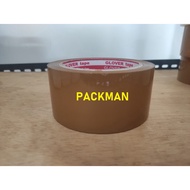 Brown Duct Tape 2 inch 48 mm x 90 yard Glover Sticky And Thick Tape Not Easy To Breaker