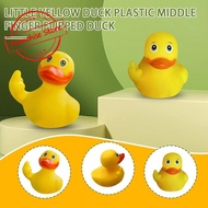 Cute Little Yellow Duck Plastic Flipped Duck Mini Doll V1M3