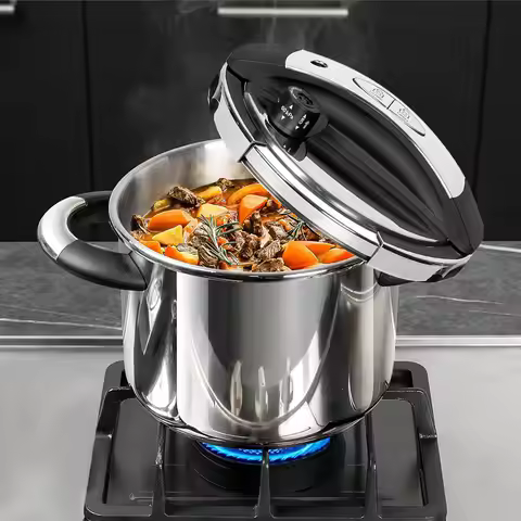 3-in-1 Stainless Steel Pressure Cooker Set 3L Induction Compatible Pressure Cooker Kitchen Pressure 