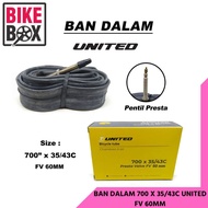 UNITED BIKE INNER TYRE 700 x 35-43C
