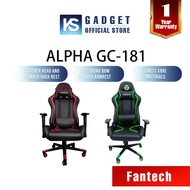 FANTECH ALPHA GC-181 HYDRAULIC PISTONS LUMBAR BACKREST LEATHER SEAT GAMING CHAIR