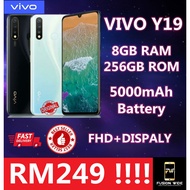 VIVO Y19 8GB RAM+256GB ROM 5000mAH Handphone | Murah | Pelajar | Gaming Phone