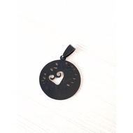 LV titanium fashion necklace pendant