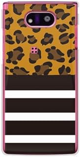 SECOND SKIN Plain Border Leopard (Clear) Design by ROTM/for DIGNO DUAL WX04K/WILLCOM WKYWX4-PCCL-202