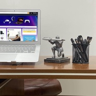 Executive Knight Pen Holder Personalized Desk Accessories Home Office Cool Pen Holder Armor Hero Pen