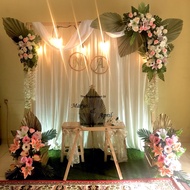 Sewa backdrop rustic