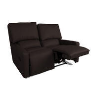 โซฟา โซฟาปรับนอน 2 ที่นั่ง Recliner รุ่น MINI2 Premium PU a Dark Brown-แมนนวน ส่งกทม.ปริมณฑล