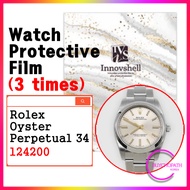 kr_Protection Films for Rolex Oyster Perpetual 34, 124200 (3 times) / Scratch & Contamination Preven