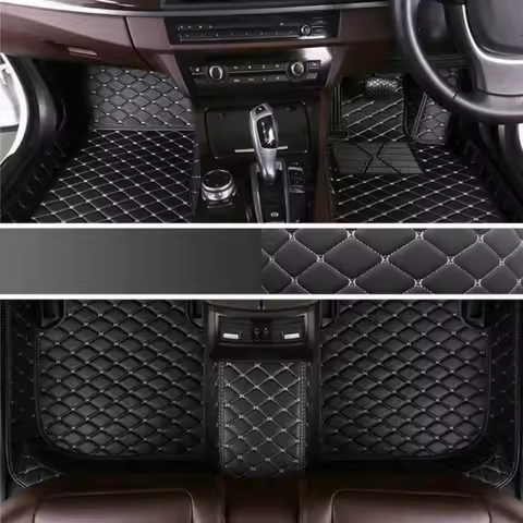 Custom Fit BMW M5 F90 G90 G99 F10 E60 E61 Sedan Wagon 2003-2026 PU Waterproof All Weather Car Floor 