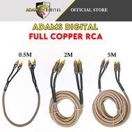 Adams Digital RCA Gold Full Copper High Perfomance Car Audio Cable (0.5M/2M/5M) ARC 050 ARC 052i ARC