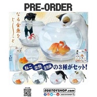 【日版】【Pre-order 預購】Set Of 4〈 Kitan - 猫と金魚 (貓與金魚) 〉〈 4580045306504 〉#扭蛋 #轉蛋