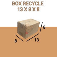 Plain Cardboard Recycle Cardboard Box 13 x 8 x 8