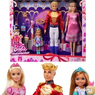 Barbie Nutcrackers Playset Doll Prince Princess Mini Kingdom Theme with Accessories Barbie Barbie Do