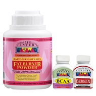 21st Century Rapid Weight Loss Fat Burner Powder 250g (Exp : Oct 2028)