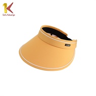 Satu Keluarga Topi Visor UPF50+ Anti UV P617 Topi Olahraga Lipat Serbaguna Sun Hat Summer Wanita