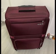 行李箱 全新 2020 Samsonite Momentus 24” luggage (deep red) 原價 1470