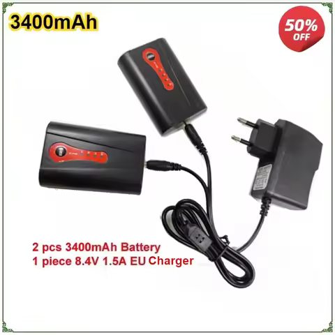 3400mAh 7.4V 8.4V Heated Clothing Lithium Battery for Heated Gloves Shoulder Straps US EU Charger DC