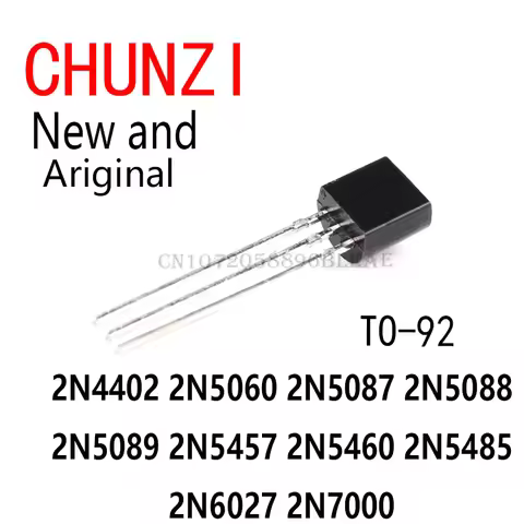10PCS New and Original BXV Transistor TO-92 2N4402 2N5060 2N5087 2N5088 2N5089 2N5457 2N5460 2N5485 
