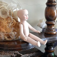 中古素體陶瓷娃娃 可活動 貴婦淑女 日本高級二手古著珠寶首飾