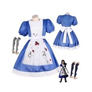 Alice  Madness Returns Cos Alice Maid Costume Cosplay Stage Performance Costume Halloween