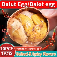 Balut Egg/Balot Egg Salted & Spicy Flavors Ready to Eat Cooked egg Wholesale Balut Egg (10PCS/Box)