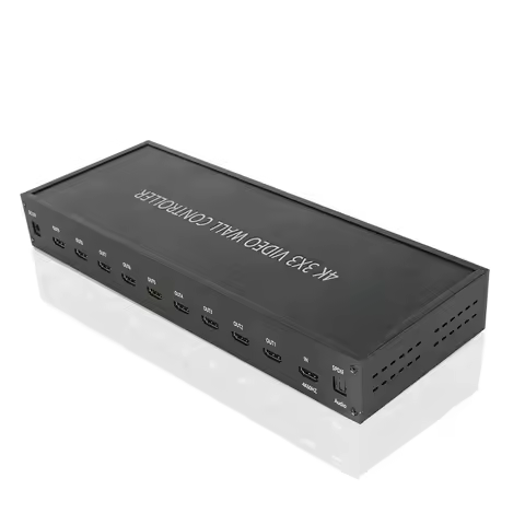4K 3x3 Video Wall Controller 9 TV Monitor Screen Splicer Wall Processor 3x2 2x2 1x3 2x3 4x2 2x4 HDMI