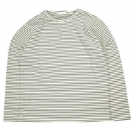 SENSE OF PLACE by URBAN RESEARCH 26SS 邊飾亨利領長款T卹 AA26130-1011014 L 象牙白/黑色 長袖上衣 [二手] [SENSE OF PLACE b