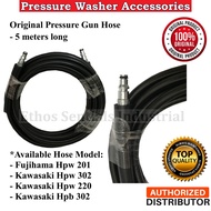 ◐℡Pressure Washer Black Pressure Hose 5m Kawasaki Fujihama Original Accessories