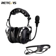 Retevis Two Way Radio Headset Noise Cancelling Headset for Baofeng UV-82 BF-F8HP Retevis RT50 RT22 H