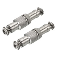MECCANIXITY 2pcs Aviation Connector GX12 3 Pins 12mm Male Female Wire Panel Aviation Connector Plug 