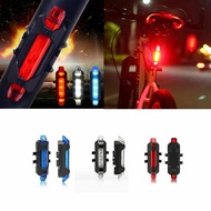 USB Rechargeable Folding Red Rear Light Mountain Bike Accessories