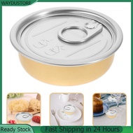 WAYDUSTORE Aluminum Can Small Cubilose Tin Empty Cans Snackbox Tuna Tinplate Cookie Biscuit Round Sa