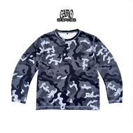 Camouflage full print waffle long sleeved Fakelab Boxy camouflage long sleeved