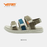 VENTO Bevis SDNB175 Women's Sandals with 3 horizontal straps, torn and adjusted to fit the sole widt