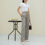 CAMBLY PANTS - Loose Pants Stripe Trousers for Women - Anti-Wrinkle Pants - Women's Culottes