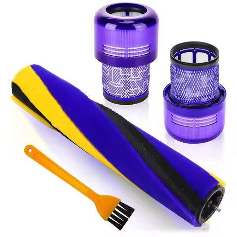 A78E-For Dyson V15 Detect/V15 Detect Plus Replacement Parts Brush Roller& Filter- 970013-02& 971634-
