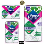 Libresse Daun Sirih Cica Leaf Extract Maxi Night Longer Wider Wing 32cm (10s) | 35cm (6s) | 41cm (6s