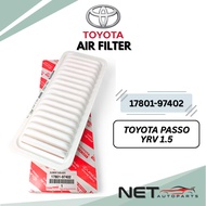 TOYOTA ENGINE AIR FILTER PASSO YRV 1.5 (17801-97402)