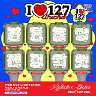 NCT 127 Reflective Sticker Lightstick Decoration Light Stick