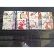 1998 Kuala Lumpur Commonwealth Games Short Set Used Stamps - 8V of high values