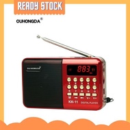 [Shop Malaysia] Orangesea.806 K11 FM Rechargeable Mini Portable Radio Handheld Digital FM USB TF MP3 Player Speaker