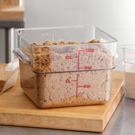 CAMBRO Clear Square Polycarbonate Food Storage Container 12 QT - 10 Liter NSF USA Food grade Food St