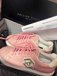 Philipp Plein 粉色厚底休閒鞋