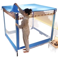 🚢Anti-Fall Mosquito Net for Babies.Double Bed.Mi Yurt Encryption Closed Children's Single and Double.Rice Bed