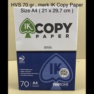 -IK COPY PAPER 70 GRAM HVS PAPER, A4 SIZE