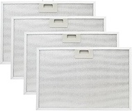 4 Pcs WB02X11012 Range Hood Grease Filter Replacement Compatible with GE JV666H2SS JV566H2SS JV565H1