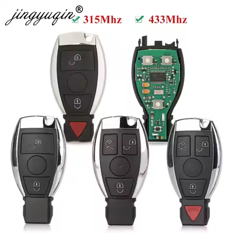 jingyuqin BGA Style 2/3/4 Buttons Remote Smart Car Key 315Mhz / 433MHz for MB Mercedes BENZ C E S 2S