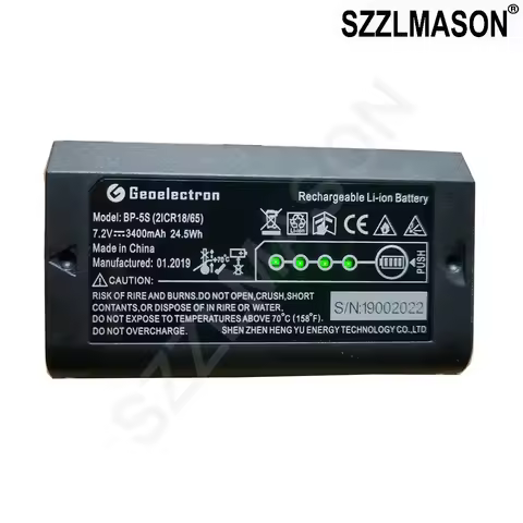 High Quality BP-5S Battery 7.2V 3400mAh For South X11 STONEX P9-G P9-II S6 S9 FOIF A90 Unistrong gps