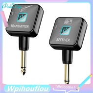 [HoME&life] 2.4GHz Wireless Guitar System Wireless Guitar Transmitter Receiver 4 Signal Channel for 